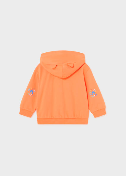 Mayoral Baby boy orange hoodie