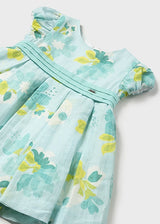 Mayoral Mint floral dress