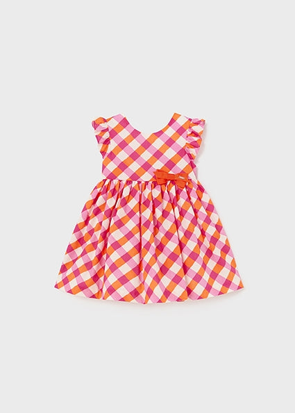 Mayoral orange/ pink dress