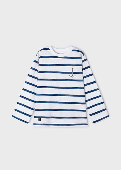 Mayoral anchor striped tee