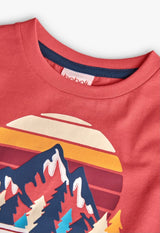 Boboli baby boy coral L/s tee