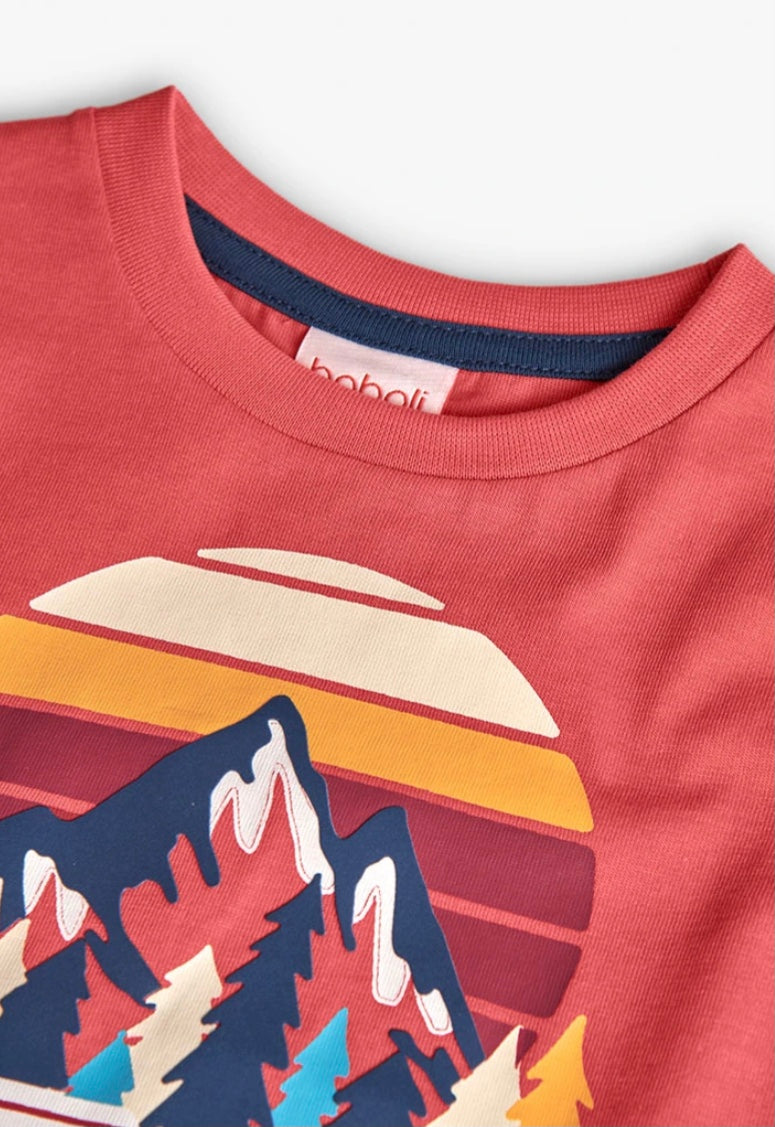 Boboli baby boy coral L/s tee