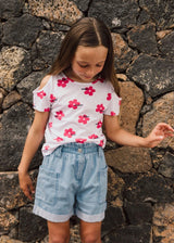 Boboli girls denim shorts