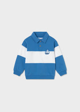 Mayoral Blue Polo Pullover