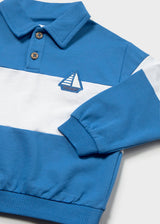 Mayoral Blue Polo Pullover