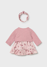 Mayoral 3 Piece Pink Dress Set