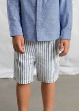 Mayoral Blue Linen Set