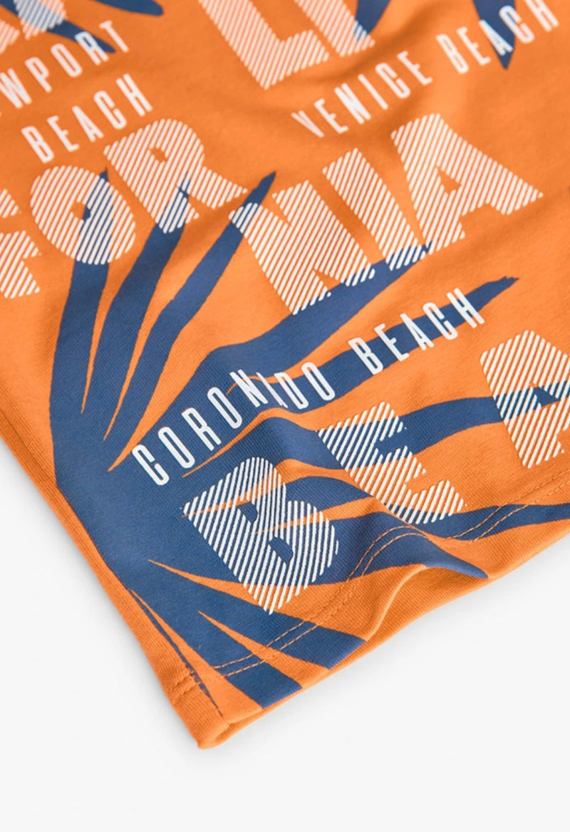 Boboli orange longsleeved tee