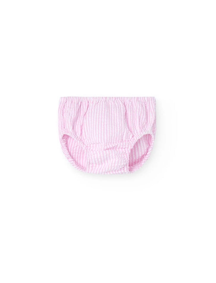 Boboli baby girl pink tulip dress