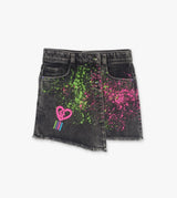 TucTuc denim paint skirt