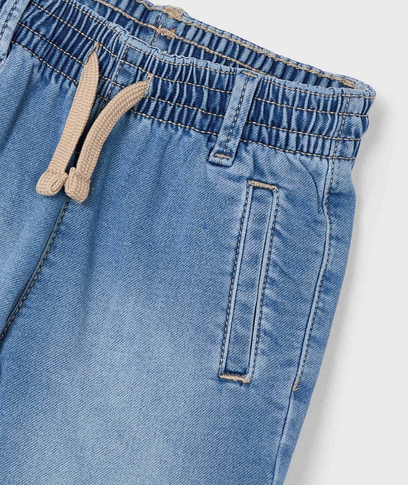 Mayoral soft denim shorts