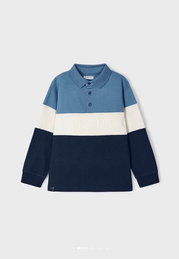 Mayoral blue/stone us polo