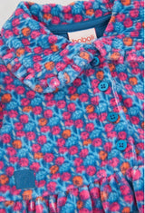 Boboli Girls Blue and Pink Floral Dress