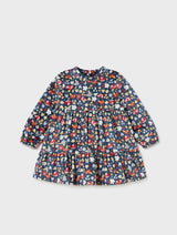 Mayoral girls navy floral dress