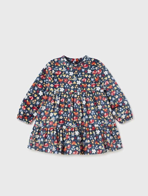 Mayoral girls navy floral dress
