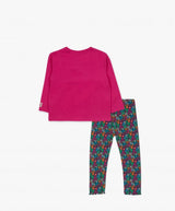 TucTuc Girls cerise leggings set