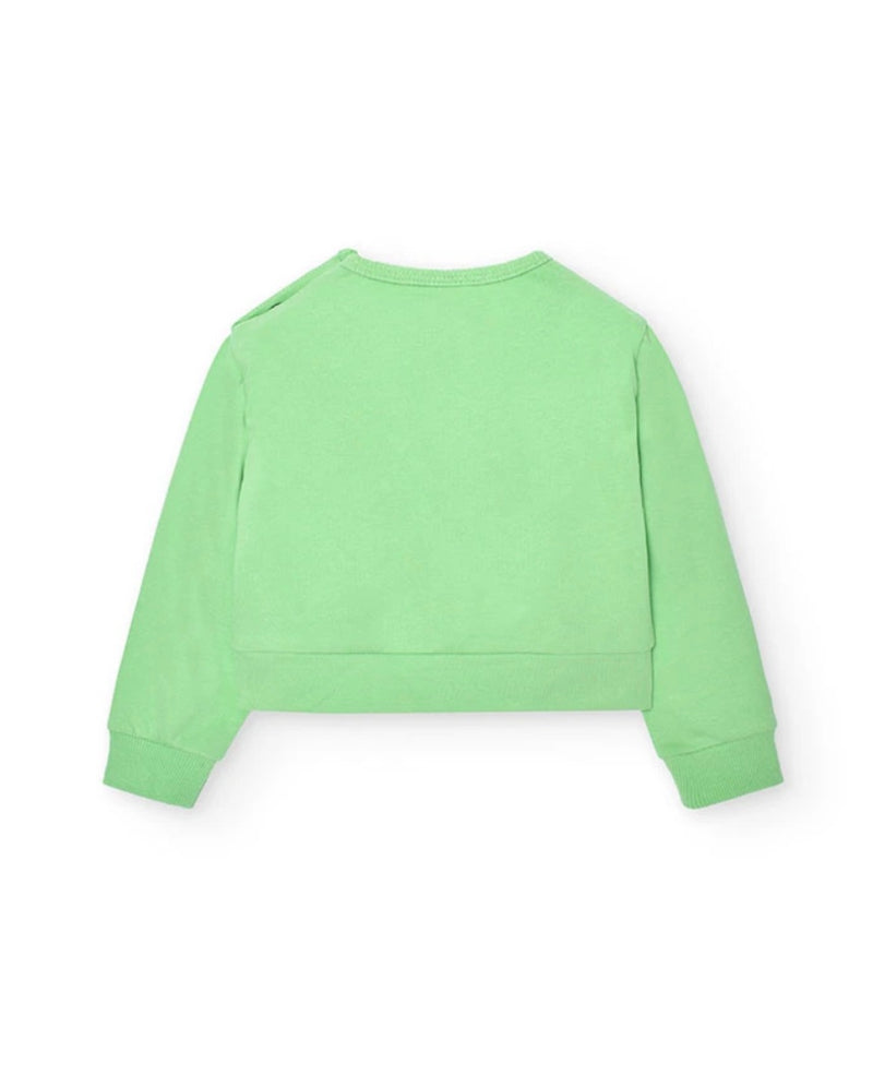 Boboli girls green sw/ shirt