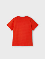 Mayoral red ‘waves’ shirt