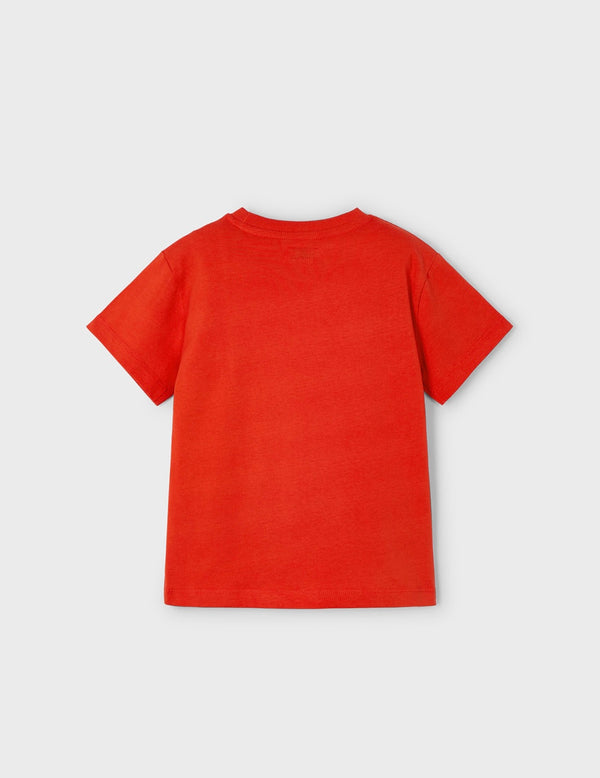 Mayoral red ‘waves’ shirt