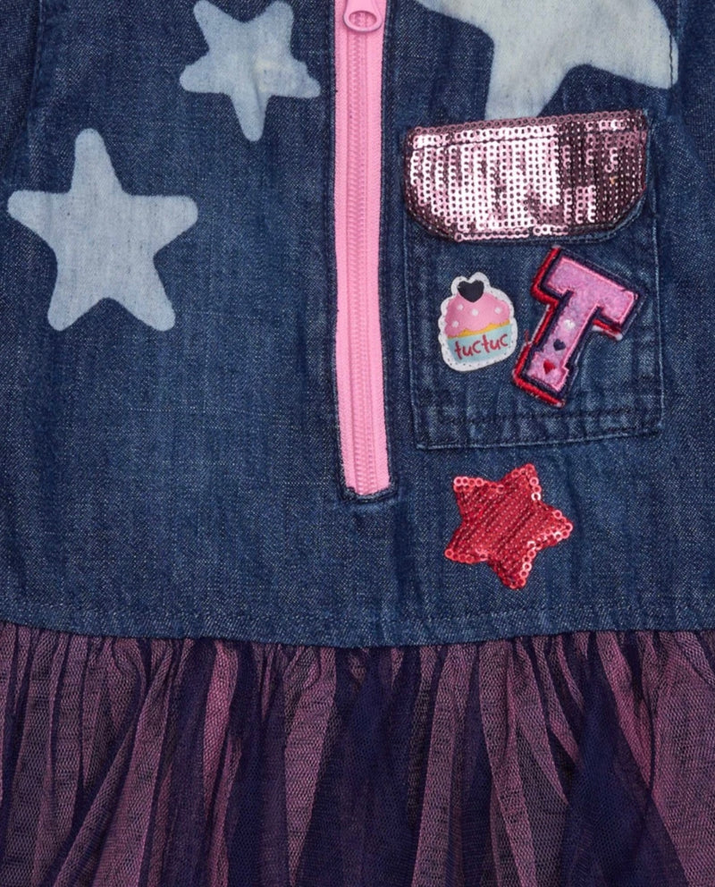 TucTuc girls denim dress
