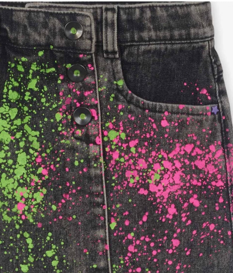 TucTuc denim paint skirt