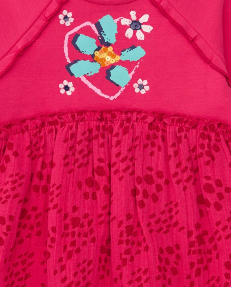 TucTuc girls pink dress