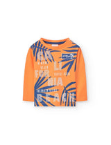 Boboli orange longsleeved tee