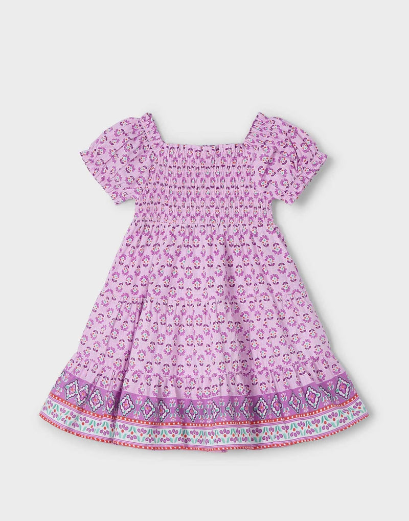 Mayoral pink smock dress