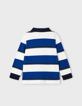 Mayoral blue striped polo