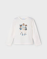 Mayoral girls long-sleeved tee
