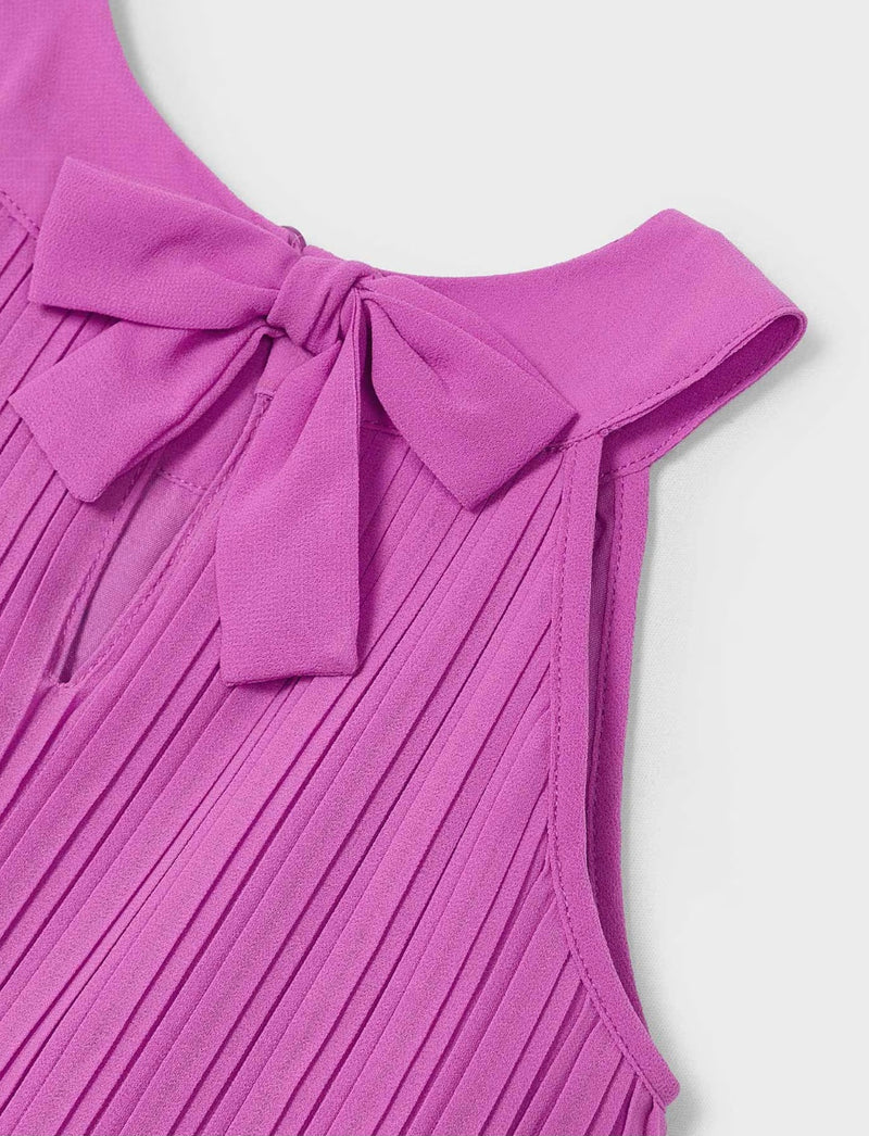 Mayoral pink pleated dress