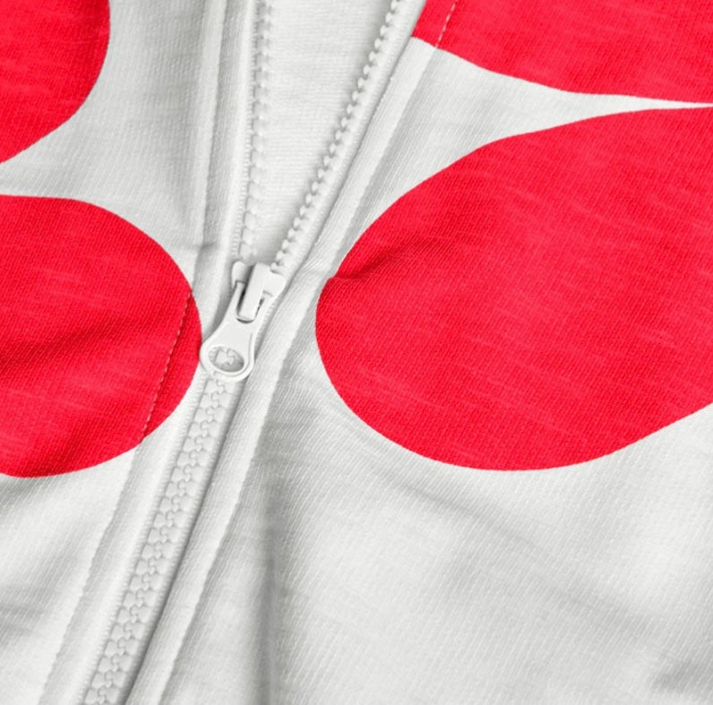 Boboli Girl white daisy hoodie