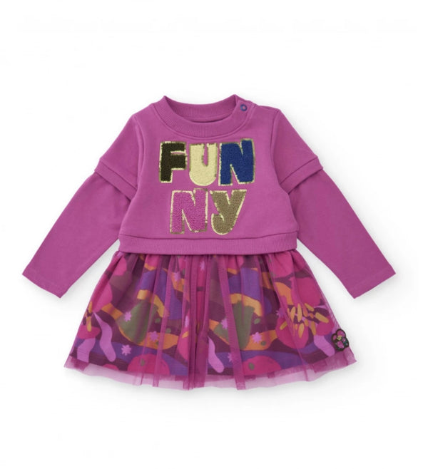 TucTuc girls purple dress