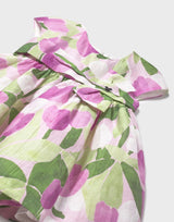 Mayoral baby girl pink tulip dress