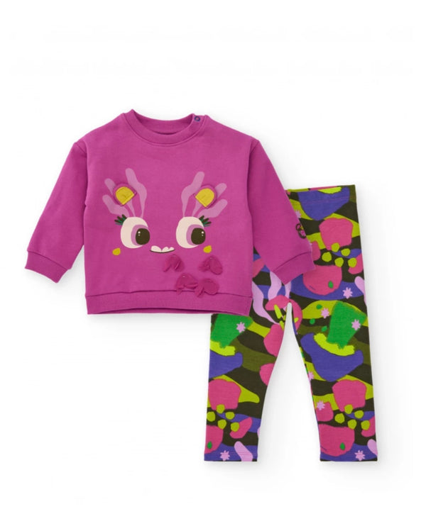 TucTuc girls purple set