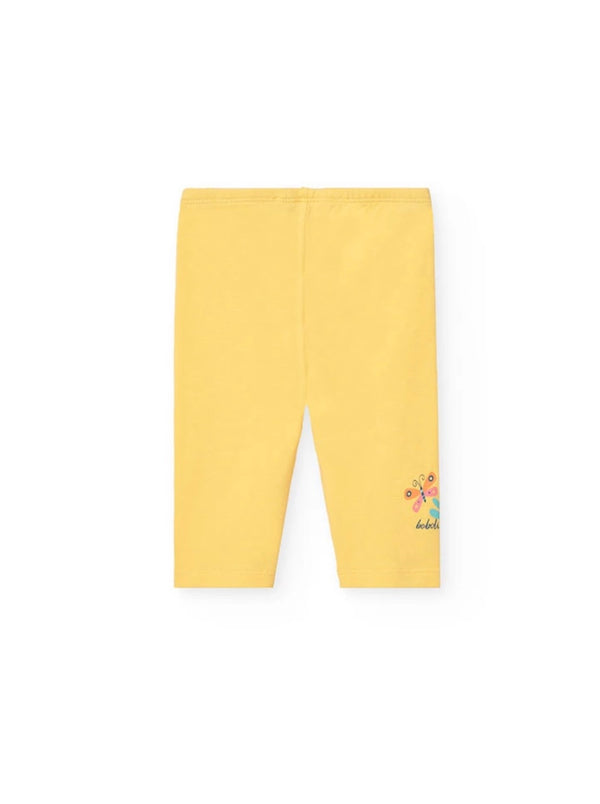 Boboli girls yellow leggings