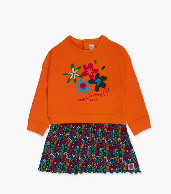 TucTuc Girls orange/ multi dress