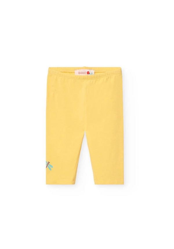 Boboli girls yellow leggings