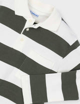 Mayoral striped olive polo