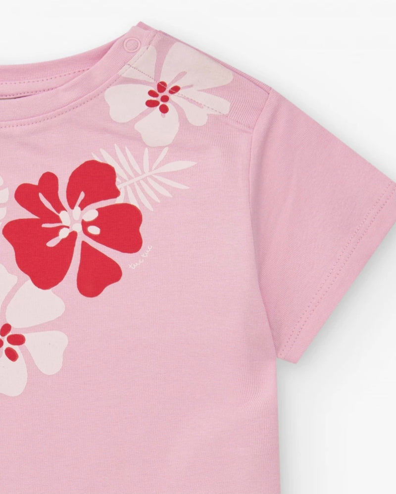 TucTuc girls pink s/s tee