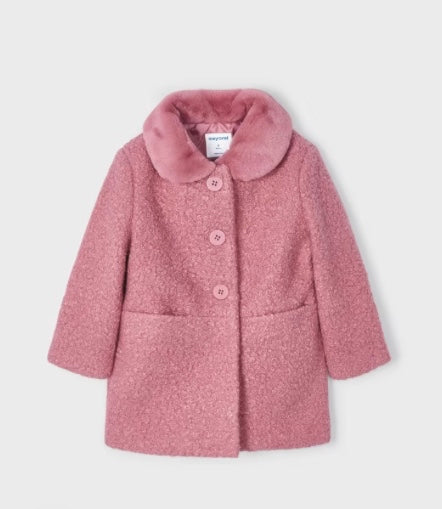 Mayoral girls pink coat