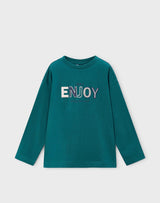 Mayoral green “enjoy” top