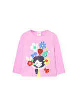Boboli girls girl longsleeved tee