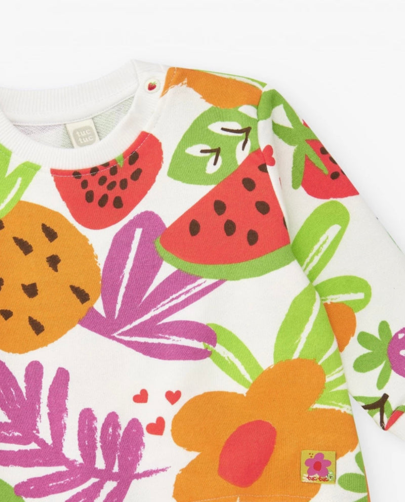 TucTuc girls fruit longsleeved top