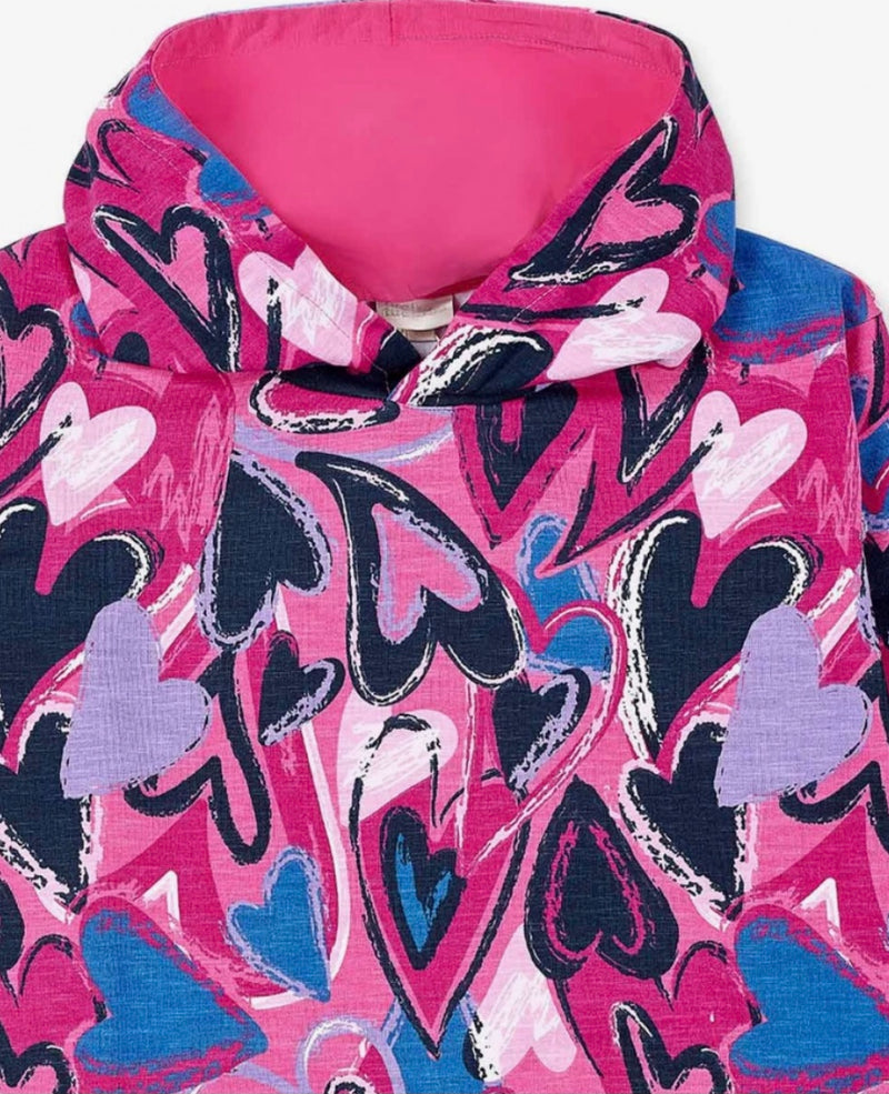 TucTuc Girls heart leggings set