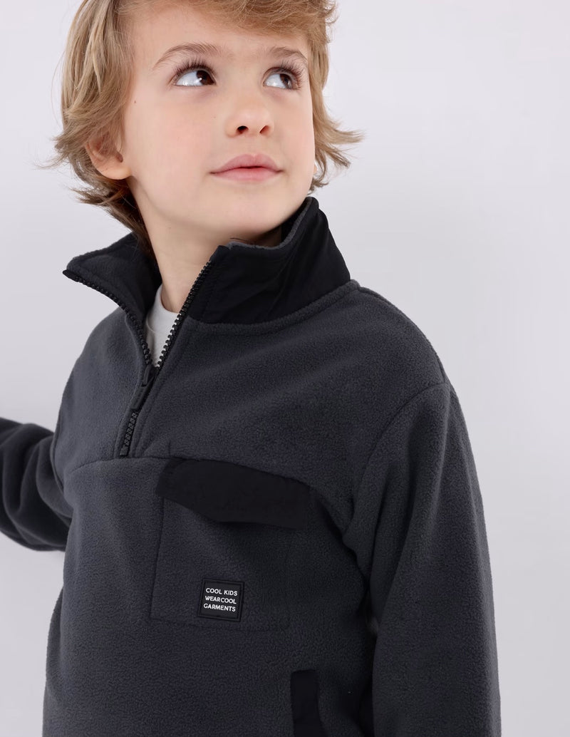 Mayoral dark grey fleece