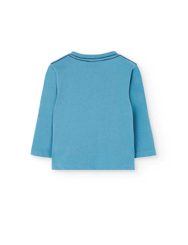 Boboli baby boy Lake Blue tee