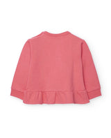 Boboli girls coral sweatshirt
