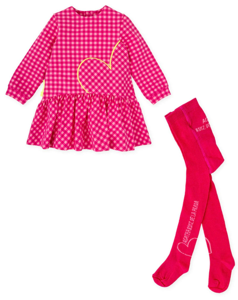Agatha Ruiz Girls checkered dress