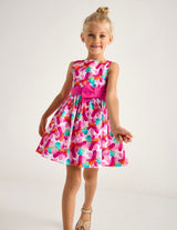Mayoral pink bow dress